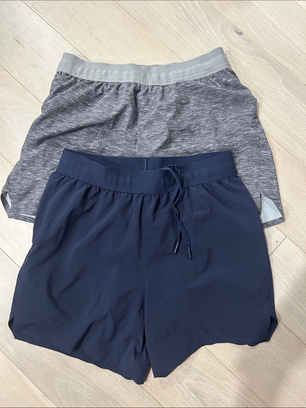 all in motion Navy and Heather Gray Athletic Shorts - 2 Pack